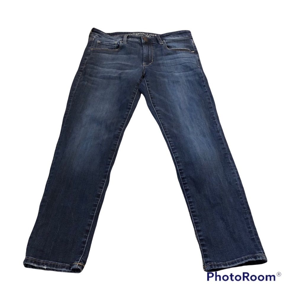 American Eagle super stretch skinny jeans women’s size 8 short! Like new!
